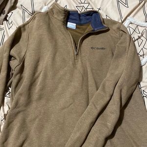 Mens Columbia long sleeve quarter zip